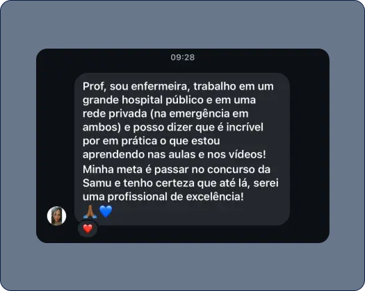 Depoimento de aluno 3